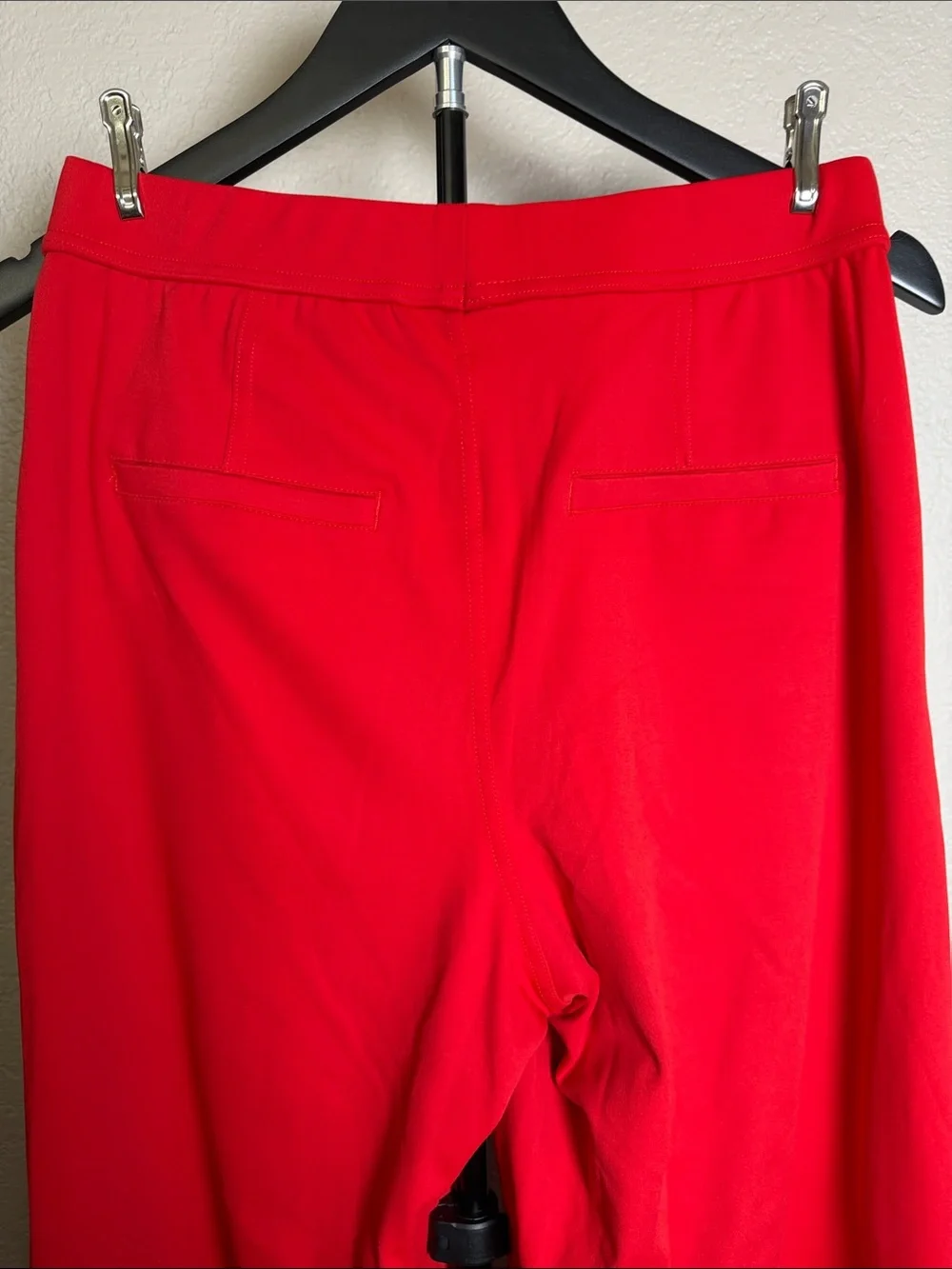 HALARA Wide-Leg Red High-Waist Trousers
